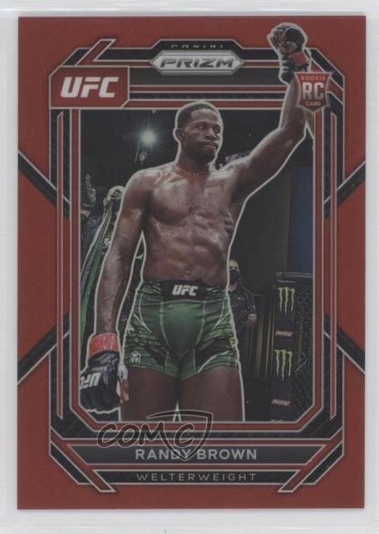 2023 Panini Prizm UFC Red Prizm 106/199 Randy Brown #106 Rookie RC 1dh1