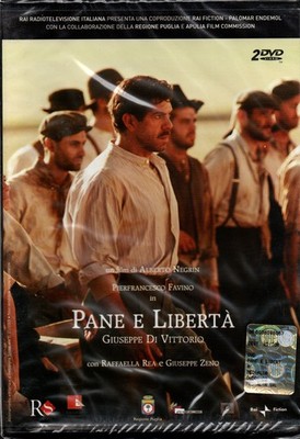 2 DVDs BROT UND FREIHEIT Pierfrancesco Favino komplette Serie neu versiegelt 2009