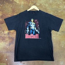 Vintage The Punisher Shirt Mens Large Black 90s 1999 X Men Marvel Comics Faded