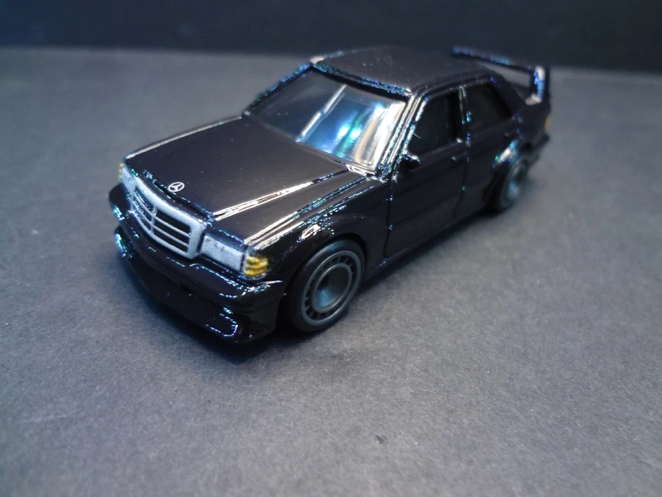 Hot Wheels Mercedes Benz 190E 2.5-16 negro - suelto Foto 4 de 4