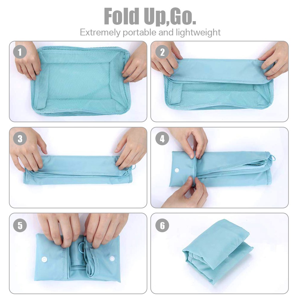 8x Packing Cubes Luggage Organizer Storage Bags Suitcase for Travel Accessories