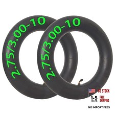 2-Pcs 2.75/3.00-10 Inner Tube 3.00-10 2.50x10 80/100-10 2.75-10 Dirt Bike