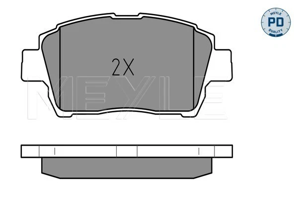 BRAKE PAD SET DISC BRAKE 025 235 1017/PD FOR TOYOTA COROLLA/Verso YARIS/VERSO   - Image 4 of 4