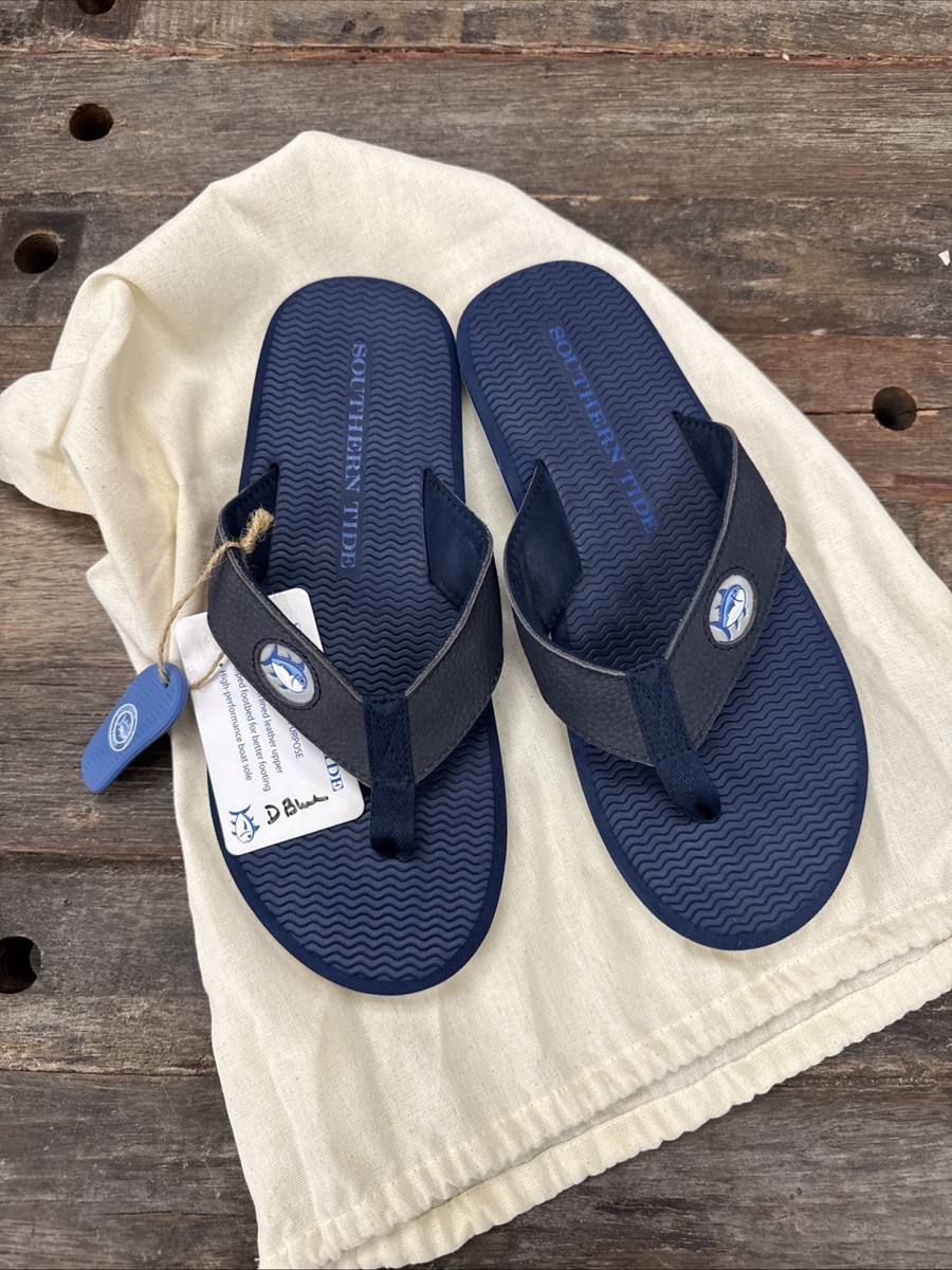 Southern Tide Men's Flip Flop Flipjacks Blue 8 US | eBay