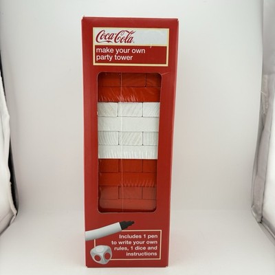 Coca-Cola x Primark Make Your Own Party Tower Spiel Komplett Neu Sealed