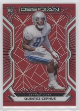 2020 Panini Obsidian Rookies Electric Etch Red Flood /26 Quintez Cephus 16hq