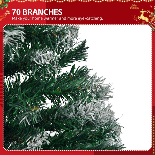 24 Zoll 60CM Mini Weihnachtsbaum Schneebedeckter Tischweihnachtsbaum - Bild 4 von 8