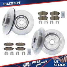 Front&Rear Disc Rotors Ceramic Brake Pads Kit for SUBARU IMPREZA-LEGACY-OUTBACK