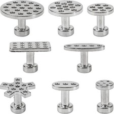 8pcs Paintless Dent Repair Pull Tabs Aluminum Pdr Car Body Removal Kit