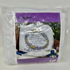 Herrschners A Mother's Hand Lap Quilt CrossStitch Kit NEW SEALED Vintage NOS 