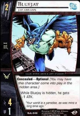 Bluejay, Jay Abrams - FOIL - Justice League of America - FOIL - Vs System