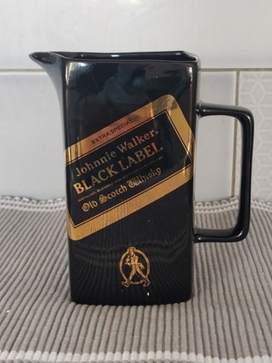 Johnnie Walker Black Label Old Scotch Whisky Krug von Seton Pottery's. 60er/70er Jahre