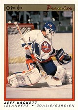 1990-91 O-Pee-Chee Premier #39 Jeff Hackett