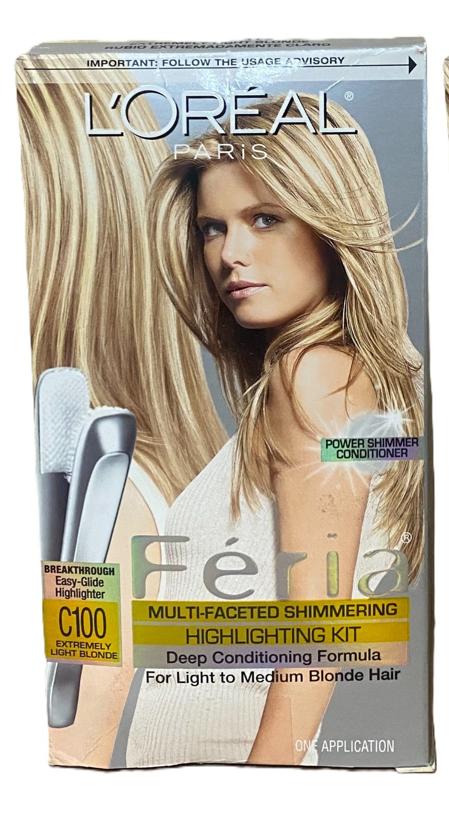 L'Or&eacute;al Feria Multi-Facet Shimmering Perm Hair Color, C100 