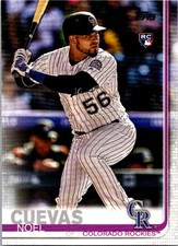 2019 Topps Noel Cuevas  RC 417 Colorado Rockies