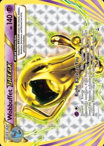 Wobbuffet BREAK - XY155 - Promo - Holo PL/MP, English Pokemon Promos