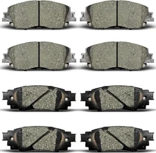 Front and Rear Brake Pads For 2018-2022 Toyota Camry Hybrid XLE/XSE, for 2019...