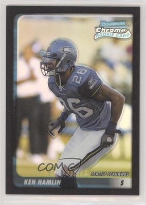 2003 Bowman Chrome Refractor 406/500 Ken Hamlin #148 Rookie RC 0e9f