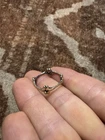 Sterling Silver Vintage Bones Biker Ring Band Size 11