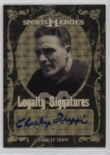 2017 Leaf Metal Sports Heroes Super 1/1 Charley Trippi #LS-CT1 Auto HOF nd3