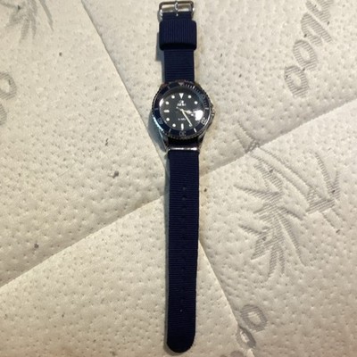 Jean Paul Quartz, Blue And Silver Watch