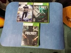 Xbox 360 Call Of Duty Bundle Lot 3 Black Ops 1 and 2 World At War