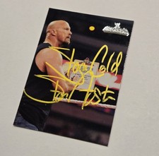 2011 Stone Cold Steve Austin Auto Card #65 Topps WWE Champions WWF 