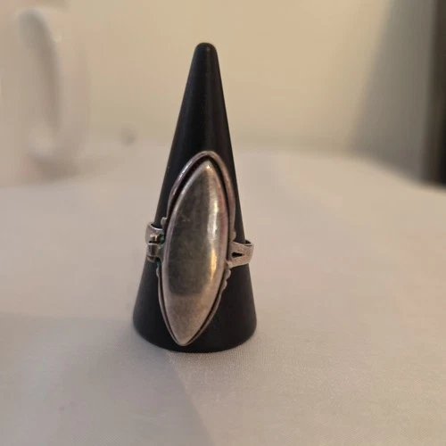 Hallmarked Sterling Silver  locket~ Poison Ring O1/2 vintage or antique