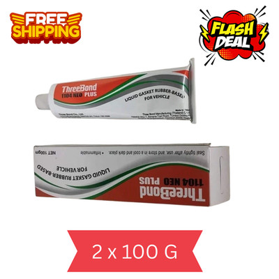 THREEBOND TB1104 Neo Plus Grey Synthetic Rubber LIQUID GASKET 2 x 100