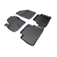 3D Gummi FußMatten FüR Ford C-Max | Typ DM2 | Bj 2003-2010 | Passgenau Mit Rand