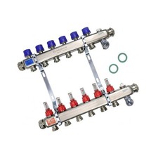 "MFL Verteiler Edelstahl 1"" Typ Durchflussmengenmesser  3 Kreise (230 mm)"