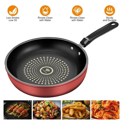 24cm Antihaft Pfanne Bratpfanne Gusseisen Langlebig Kochen Vorgewürzt Pfanne DHL - Bild 1 von 4