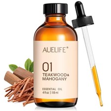 Teakwood Mahogany Essential Oil, Fragrance Oil for Diffusers Candle Makin...