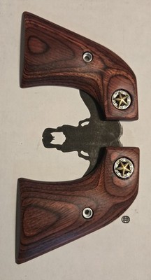 Altamont Wood Grips - Ruger New Vaquero Rosewood Lonestar Medallions 