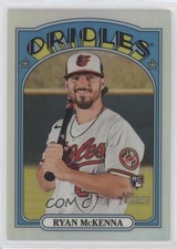 2021 Topps Heritage High Number Chrome Refractor 470/572 Ryan McKenna #525 8o1