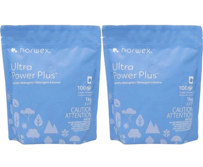 #ad ✅ Norwex Ultra Power Plus Laundry Detergent 2 Pack 1 kg 2.2 lbs. Each .1125 $34.89
