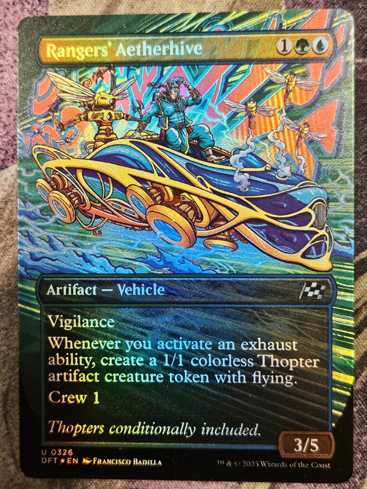 Rangers' Aetherhive (Borderless) 326 Aetherdrift Magic: The Gathering Foil NM