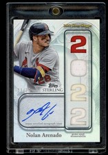 2025 Topps Sterling Nolan Arenado Quad Game Used Jersey On Card Auto /25