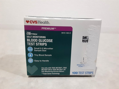 True Metrix CVS 100 Count Test Strips   EXP-07/28/2027
