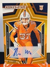 2023 Rookies & Stars Auto #177 Riley Moss /199 Orange Denver Broncos SP