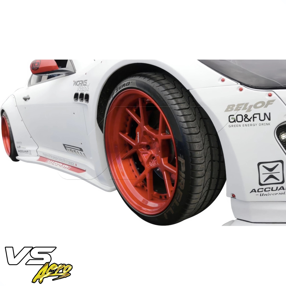 VSaero FRP LBPE Wide Body Fender Flares (rear) 60mm for GranTurismo Maserati 08