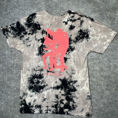 HUF x Cleon Peterson Tie Dye T Shirt Blood & Soil Graphic Skate Streetwear Tee L