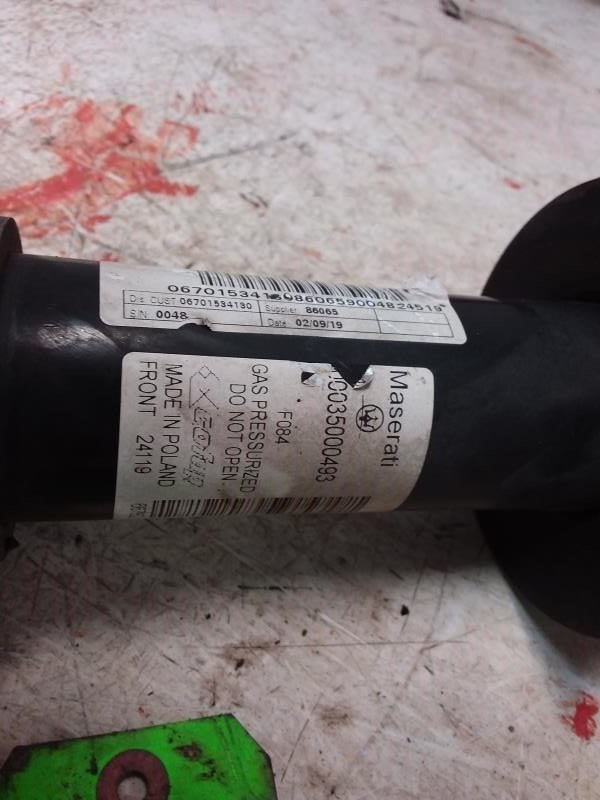 Maserati Ghibli 2020 Front Left Coil spring P/N 6701534130