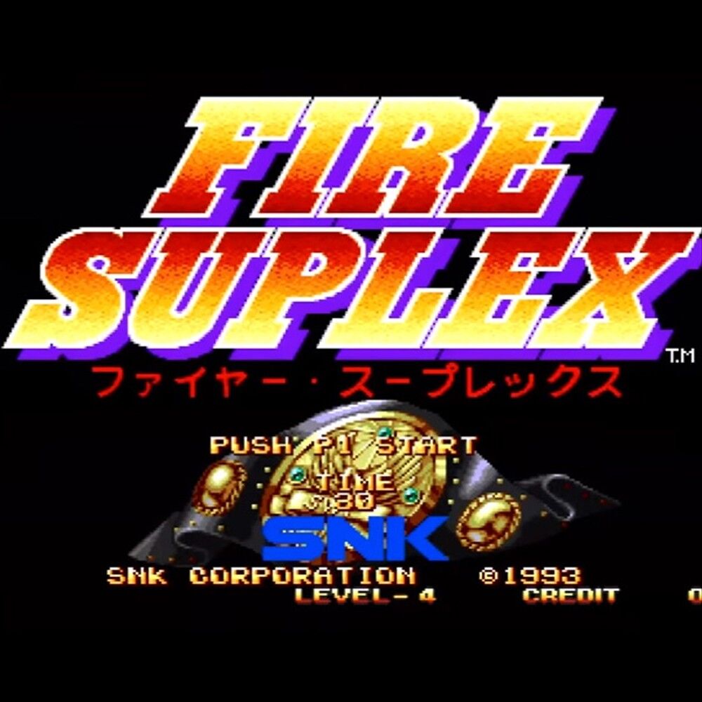 Used Fire Suplex 3 Count Bout Cartridge SNK 1993 NEOGEO Used Fire Suplex 3 Count Bout Cartridge SNK 1993 NEOGEO