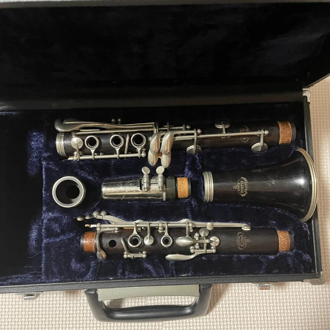 Buffet Crampon Evette Schaeffer Paris Clarinet Granadilla Vandren