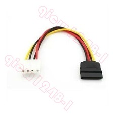 1Pcs Female big 4P to SATA power cord