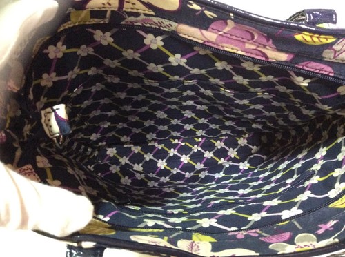 Vera Bradley Patchwork Tall Skinny Sturdy/Rigid Tote Bag Purse - 2 choices - Picture 32 of 34