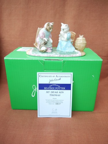 Beswick "Beatrix Potter - My Dear Son Thomas" P4169 Tableau Ltd Edition