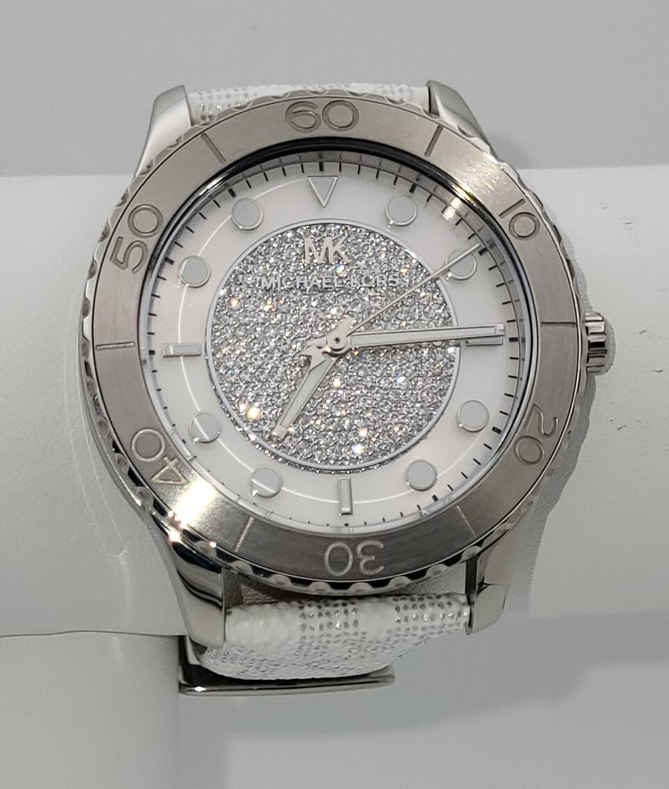 マイケルコースRUNWAY 40mm PVC ウォッチ - MKシグネチャー マイケルコースRUNWAY 40mm PVC ウォッチ - MKシグネチャー