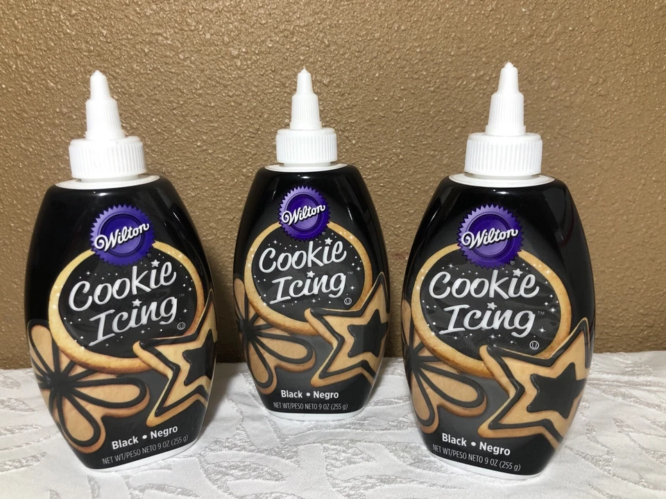 Fondant glaseado galleta negro Wilton 3 unidades de 9 oz Foto 4 de 4